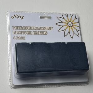 Nifty Microfiber Makeup Remover Black Cloths  New In Package
